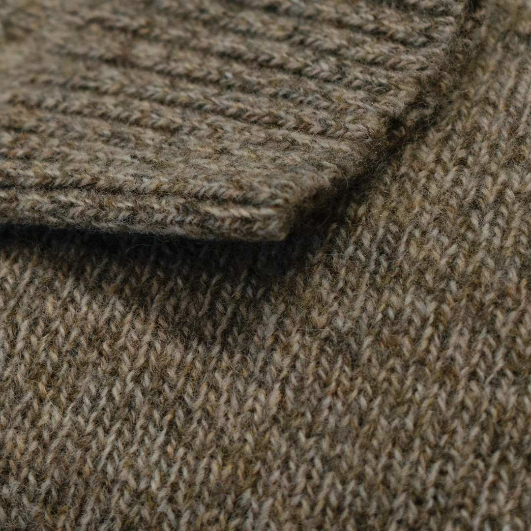 Pebble Scottish Shetland Wool Sweater