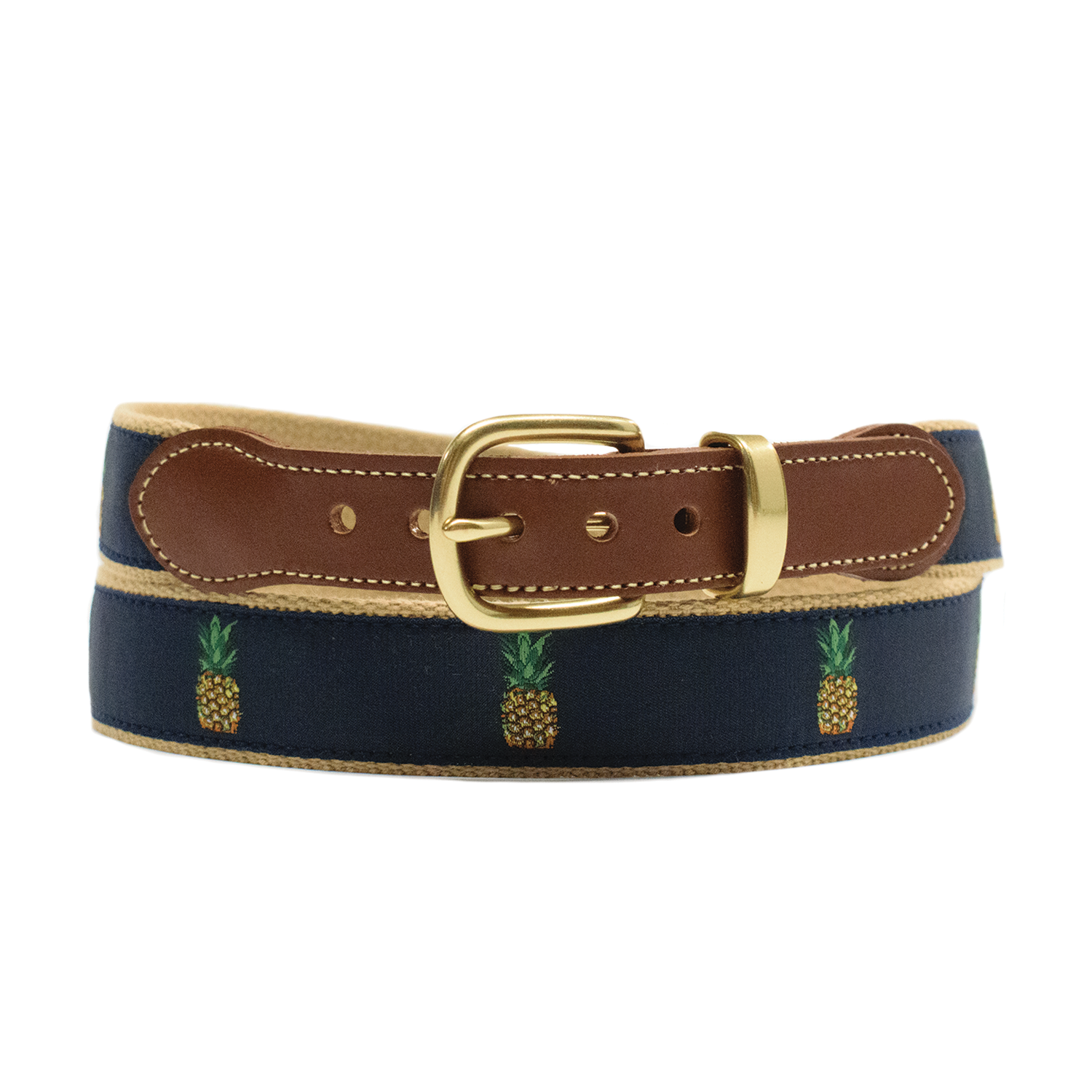 Khaki Pineapple Belt