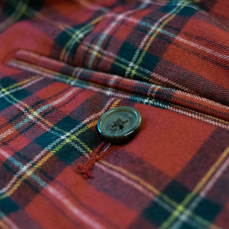 Royal Stewart Wool Trousers - Classic Fit