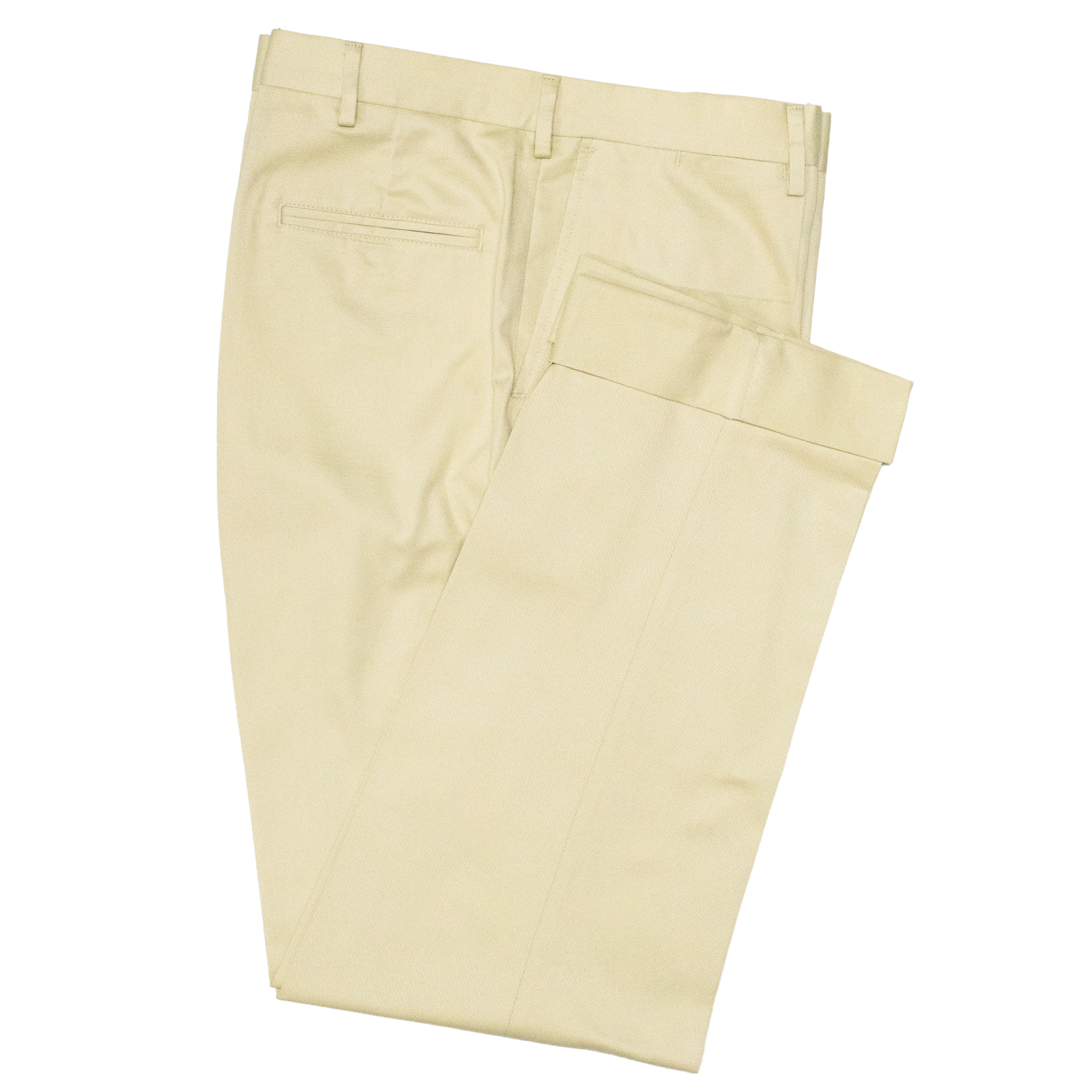 Stone Washed Cotton Chinos - Classic Fit
