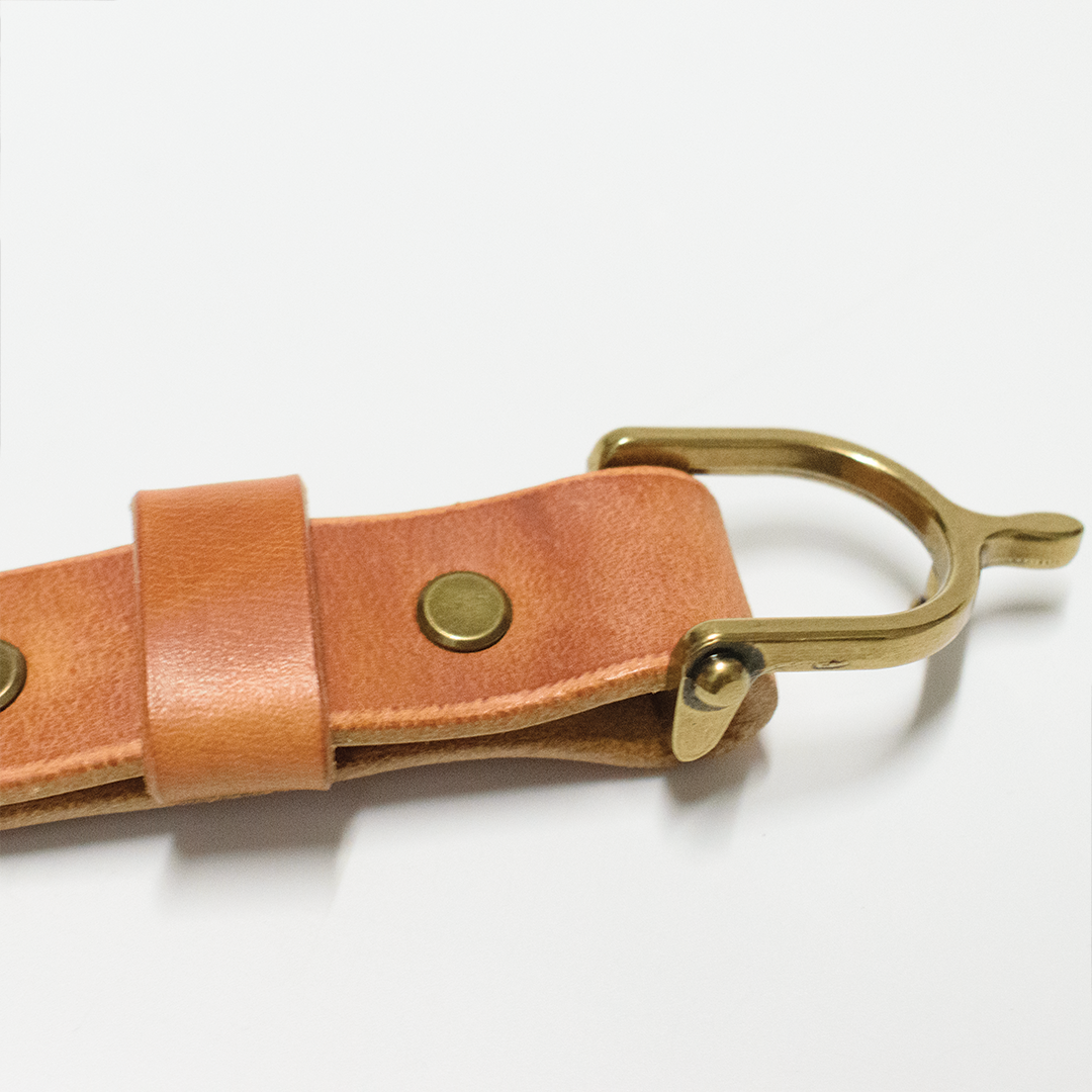 1" Mahogany Bridle Spur Belt