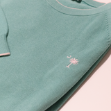 Light Green Lightweight Sweater