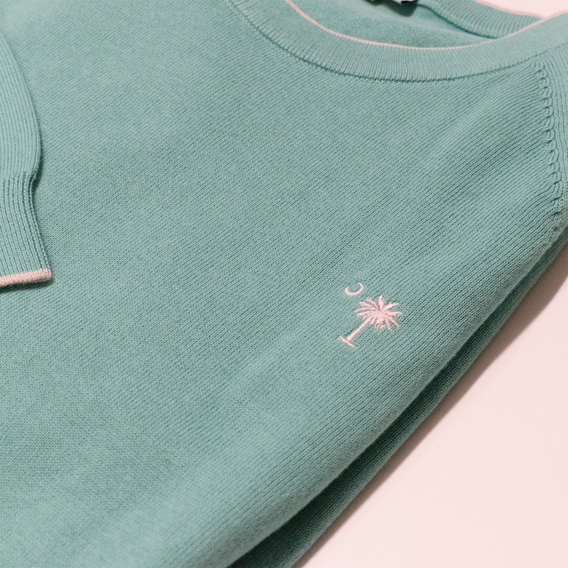 Light Green Lightweight Sweater