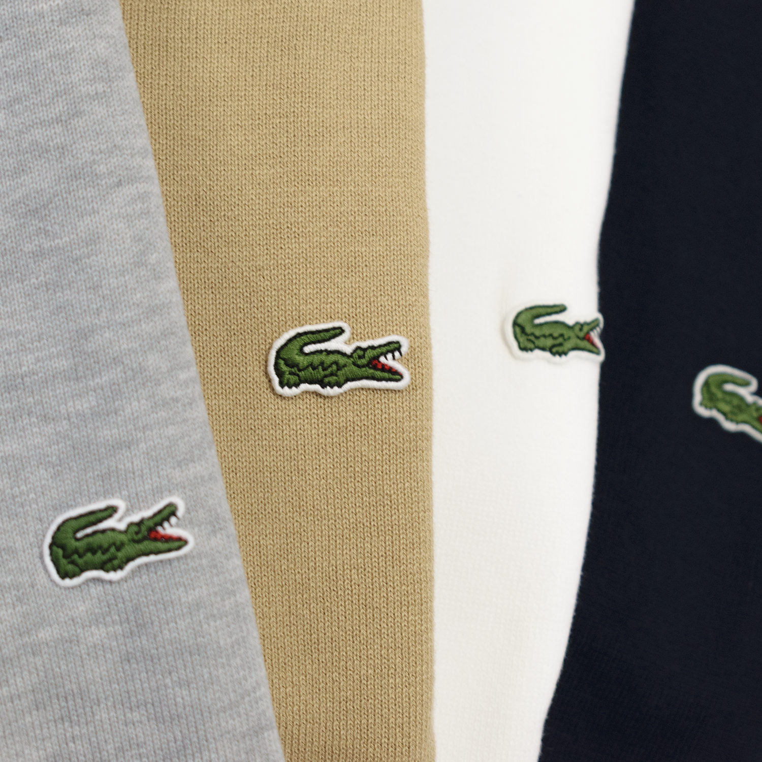 Beige Cotton Crew Neck Sweater