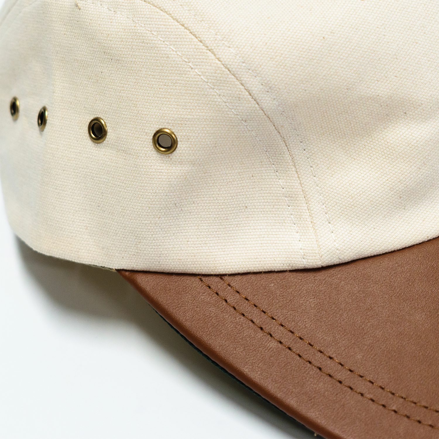 Natural Leather Brim Swordfish Hat
