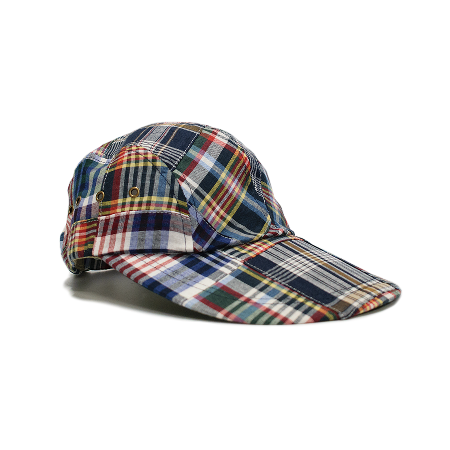 Navy Patch Madras Swordfish Hat