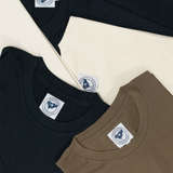 Ecru Combed Cotton Pocket T-Shirt