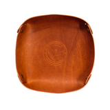 Mahogany Leather Valet Tray (Large)