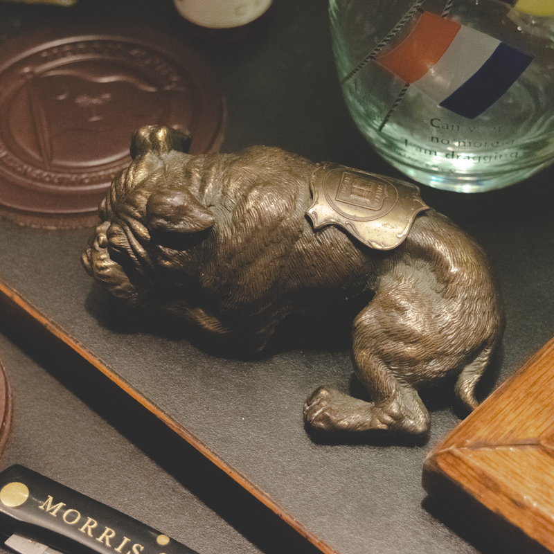 M&K Vintage - Yale "Handsome Dan" Bronze Paperweight (1930s)