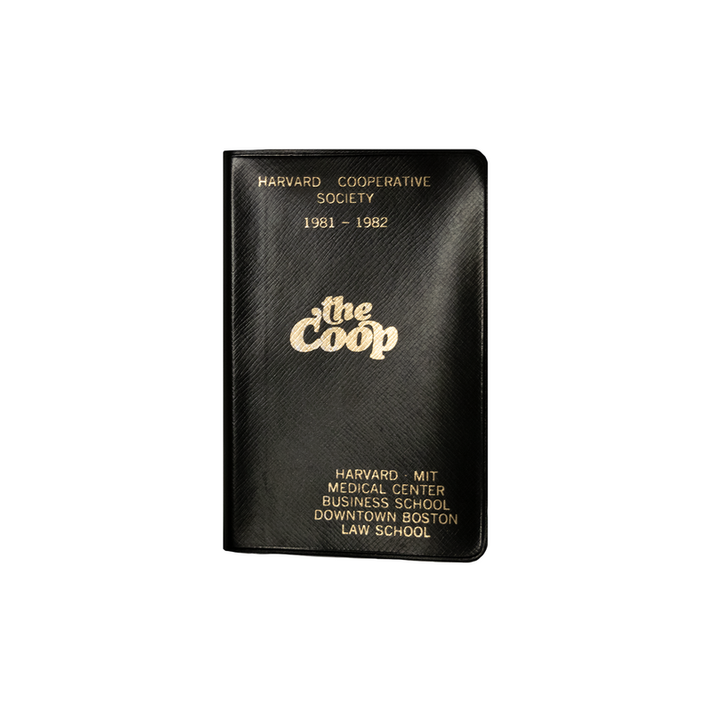 M&K Vintage - Harvard Cooperative Society Pocket Sized Calendar Notebook (1981)