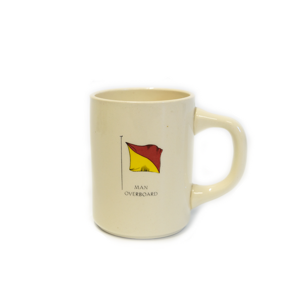 M&K Vintage - Signal Flag Mug - "Man Overboard" (1970s)