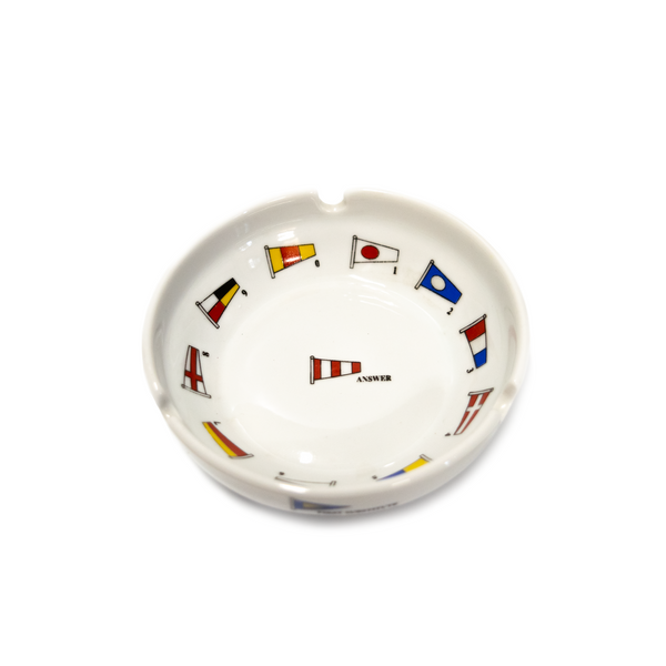 M&K Vintage - Signal Flag Ashtray (1970s)