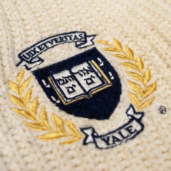 M&K Vintage - Yale University Striped Knit Scarf (1990s)
