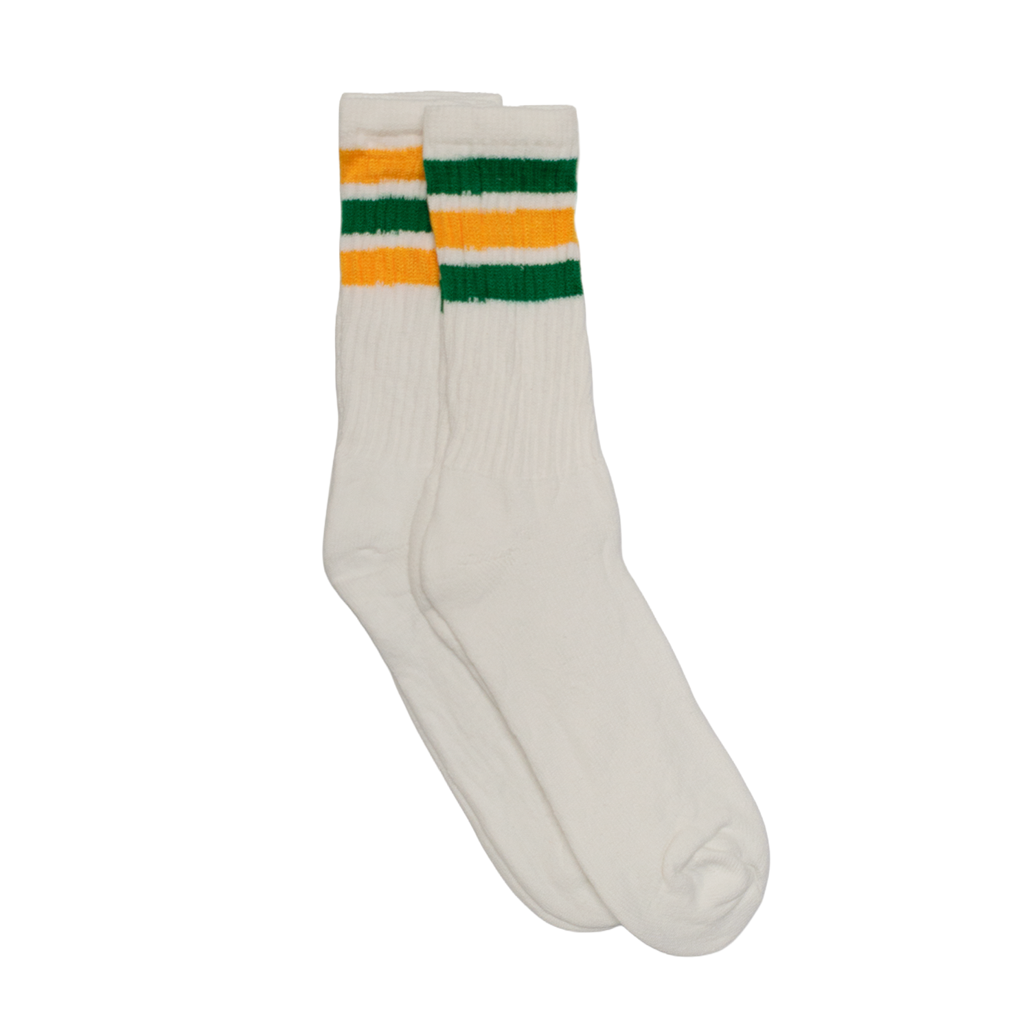 Yellow / Green Stripe Socks (2 Pack)