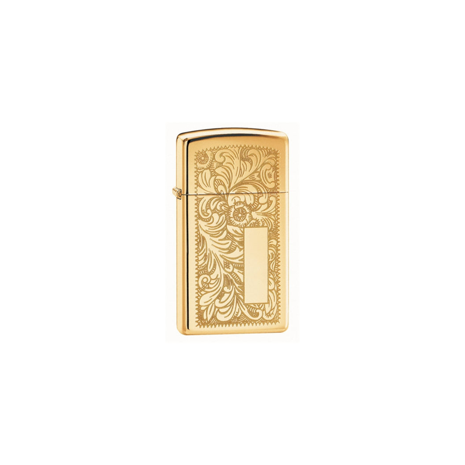 Brass Venetian Zippo Lighter (Slim)