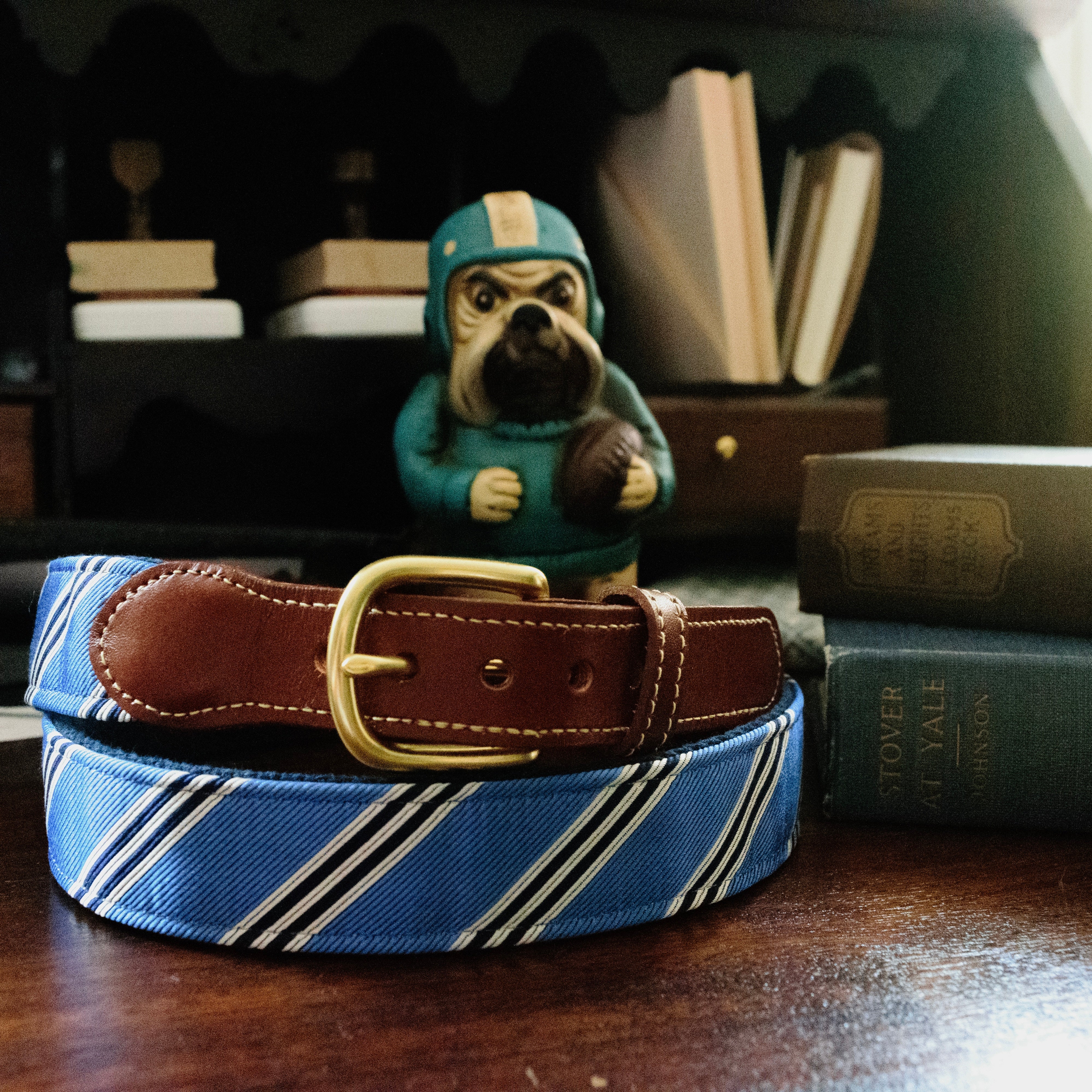 Yale Blue Silk Tie Belt (SS23)