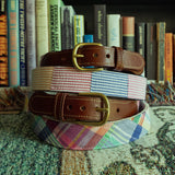 Pastel Patch Madras Belt