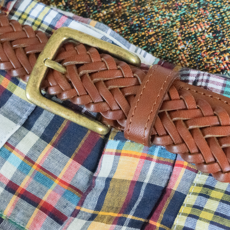 Braided Leather Belt