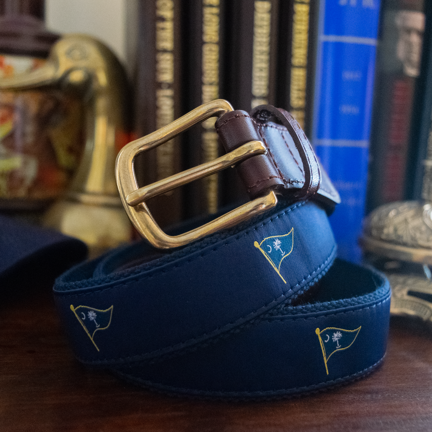 Carolina Burgee Motif Belt (SS22)