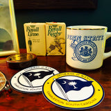 Dark Navy / White M&K Logo Sticker