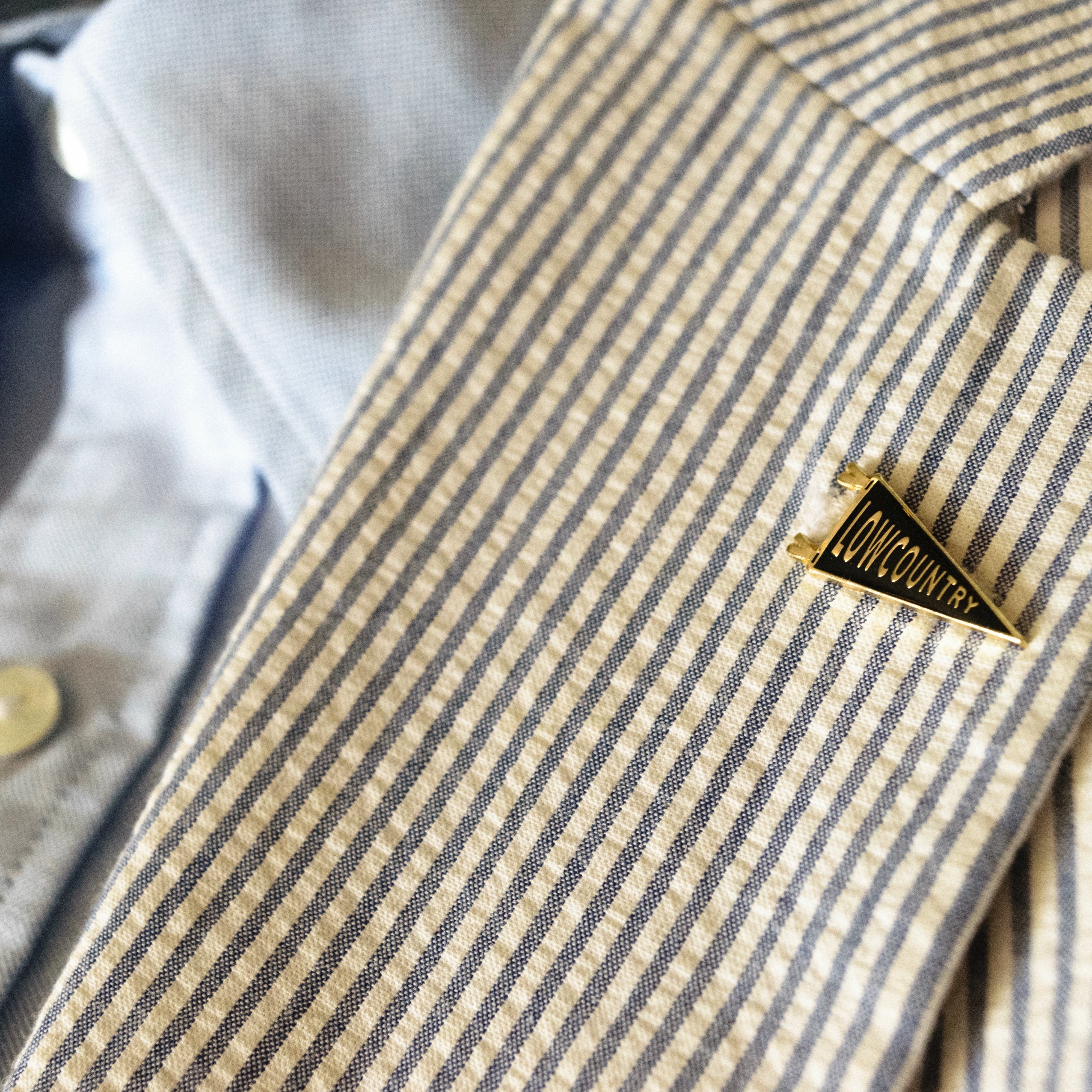 Lowcountry Pennant Lapel Pin