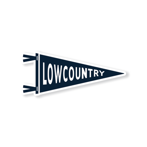 Lowcountry Pennant Sticker