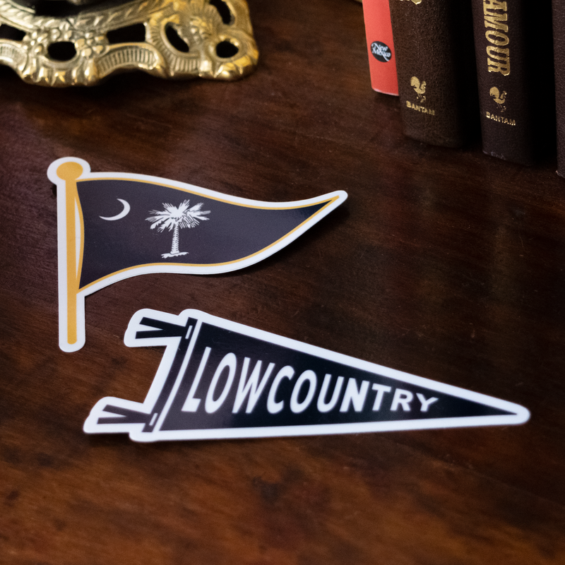 Lowcountry Pennant Sticker
