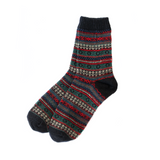 Navy Cottage Isle Socks