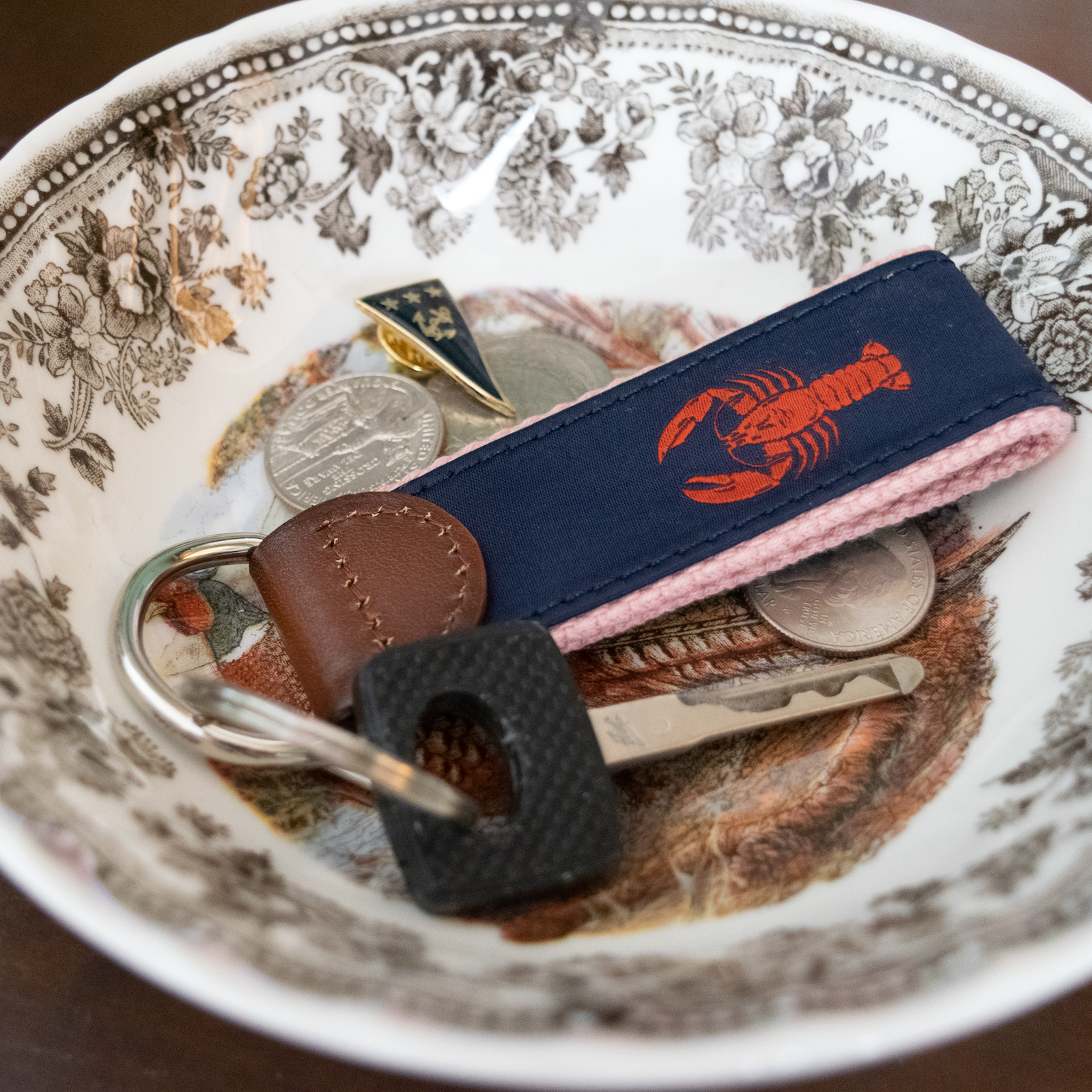Crab & Lobster Motif Key Fob (SS22)