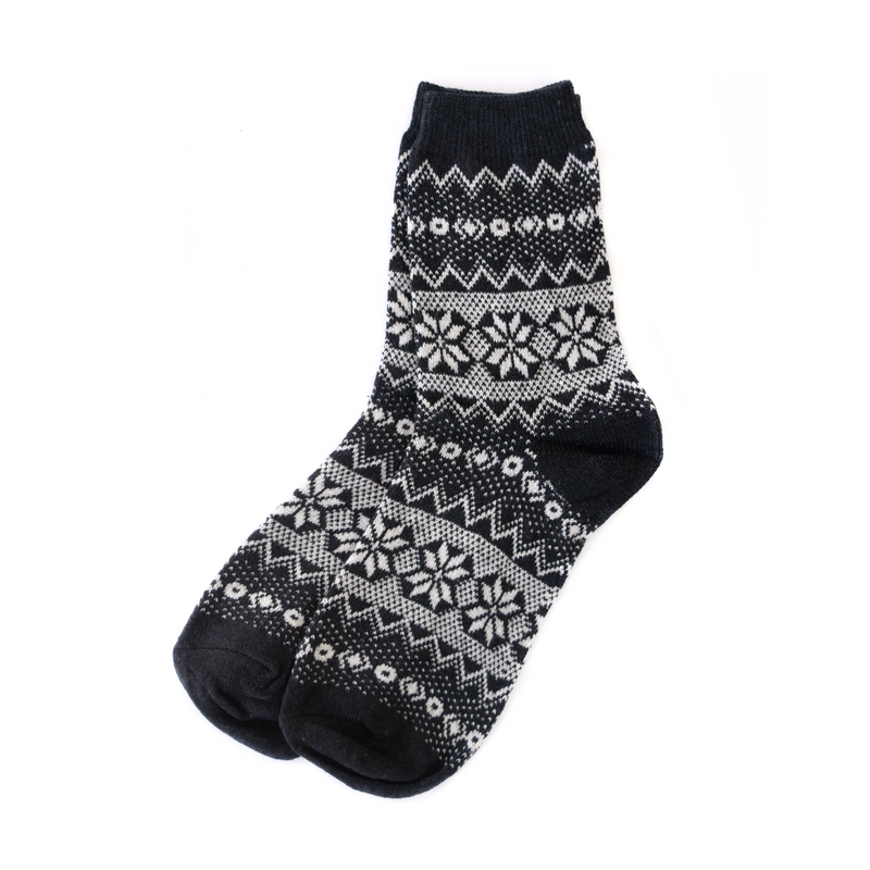 Black Highland Socks