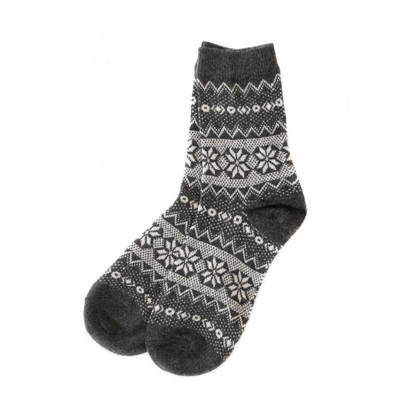 Charcoal Highland Socks