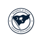 Dark Navy / White M&K Logo Sticker