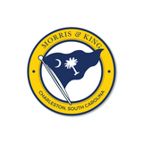 Gold / Navy M&K Logo Sticker