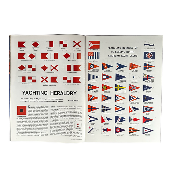 M&K Vintage - Sports Illustrated Yachting Flags (1957)